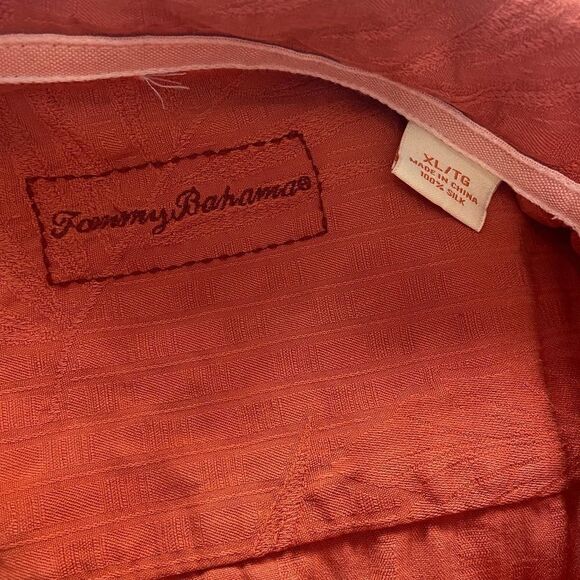 Tommy Bahama Rust Vintage Button and Shirt - Picture 2 of 7